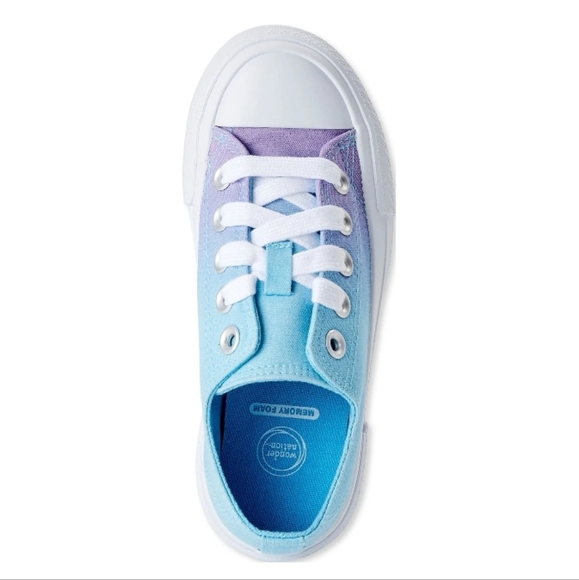 Girls Platform Canvas Sneaker - Picture 2 of 11